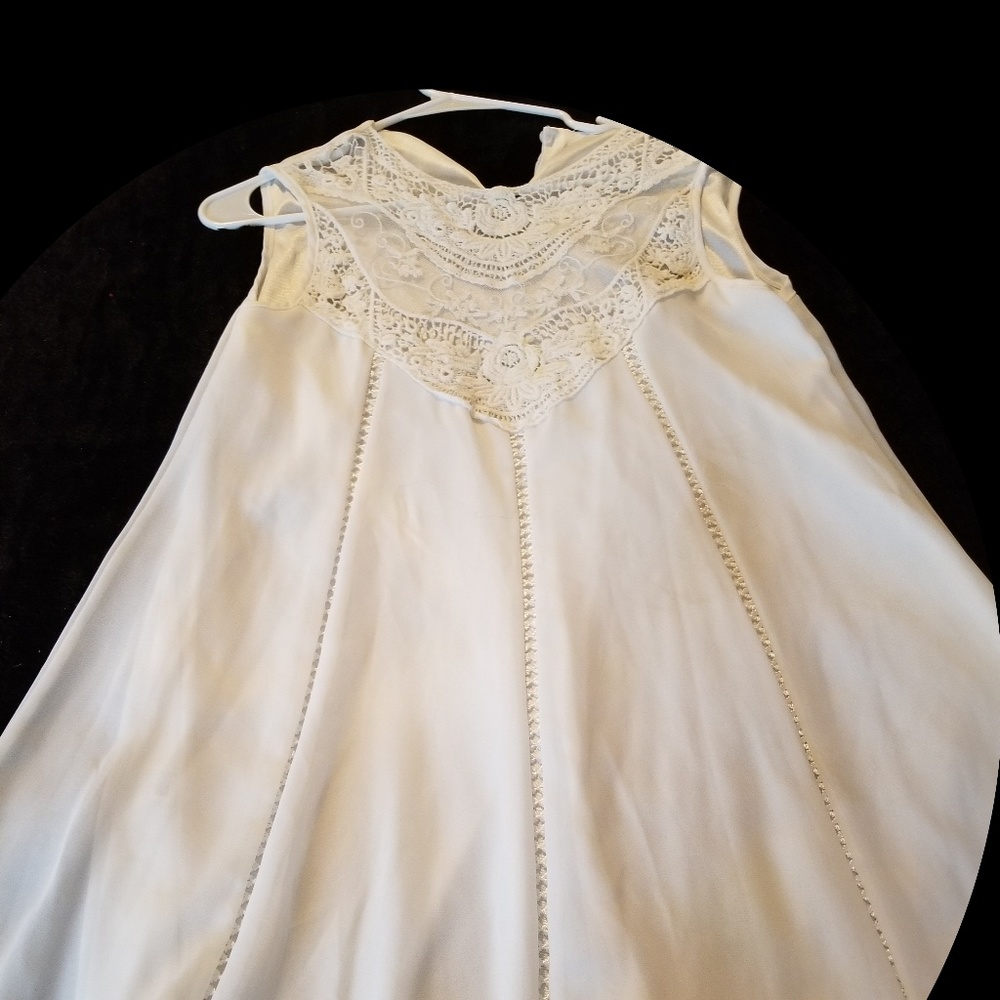 All White Party Sun Dress New